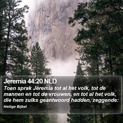 Jeremia 44:20 NLD Bible Verse Image