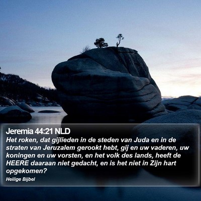 Jeremia 44:21 NLD Bible Verse Image