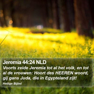 Jeremia 44:24 NLD Bible Verse Image