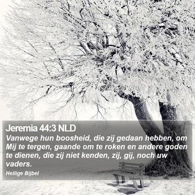 Jeremia 44:3 NLD Bible Verse Image