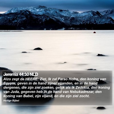 Jeremia 44:30 NLD Bible Verse Image