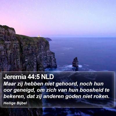 Jeremia 44:5 NLD Bible Verse Image