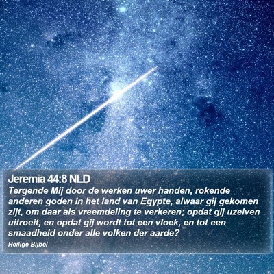 Jeremia 44:8 NLD Bible Verse Image