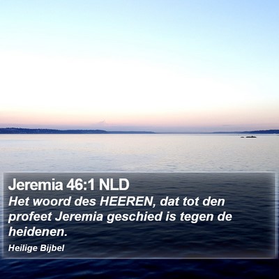 Jeremia 46:1 NLD Bible Verse Image