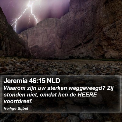 Jeremia 46:15 NLD Bible Verse Image