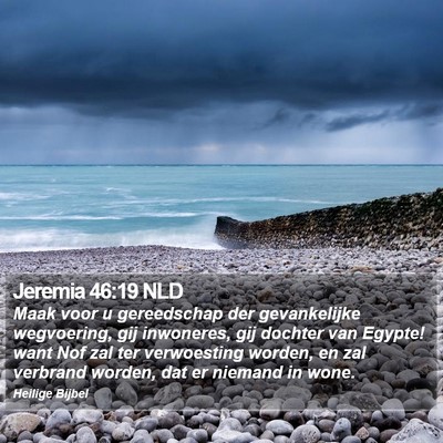 Jeremia 46:19 NLD Bible Verse Image
