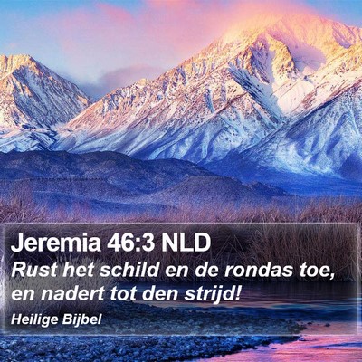 Jeremia 46:3 NLD Bible Verse Image
