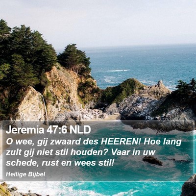 Jeremia 47:6 NLD Bible Verse Image
