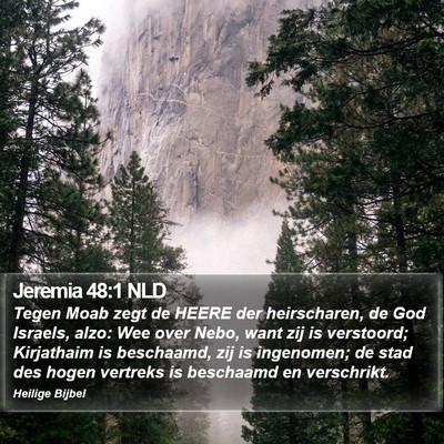 Jeremia 48:1 NLD Bible Verse Image