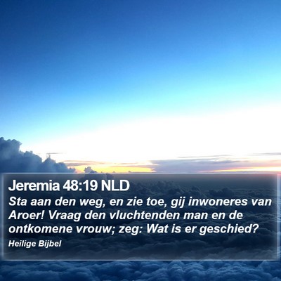 Jeremia 48:19 NLD Bible Verse Image