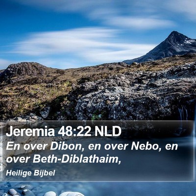 Jeremia 48:22 NLD Bible Verse Image