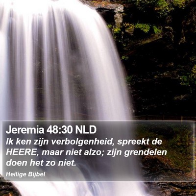 Jeremia 48:30 NLD Bible Verse Image