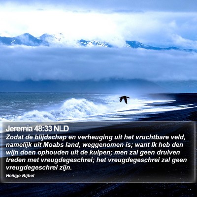 Jeremia 48:33 NLD Bible Verse Image