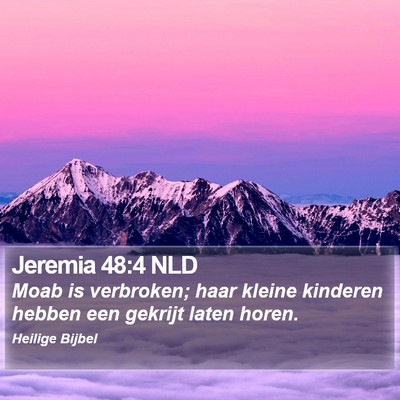 Jeremia 48:4 NLD Bible Verse Image