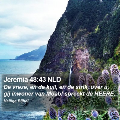 Jeremia 48:43 NLD Bible Verse Image