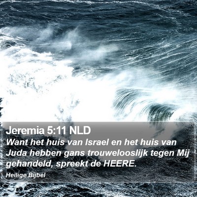 Jeremia 5:11 NLD Bible Verse Image