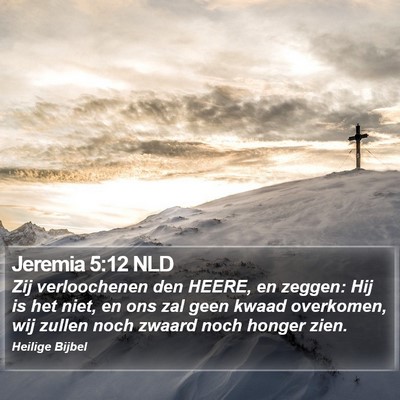 Jeremia 5:12 NLD Bible Verse Image