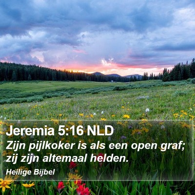 Jeremia 5:16 NLD Bible Verse Image