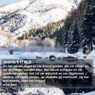 Jeremia 5:17 NLD Bible Verse Image