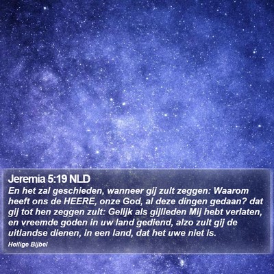 Jeremia 5:19 NLD Bible Verse Image