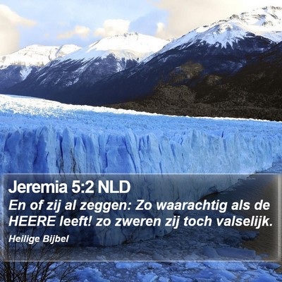 Jeremia 5:2 NLD Bible Verse Image