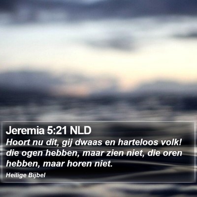 Jeremia 5:21 NLD Bible Verse Image