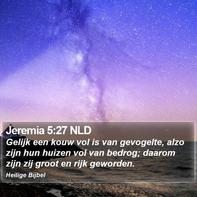 Jeremia 5:27 NLD Bible Verse Image