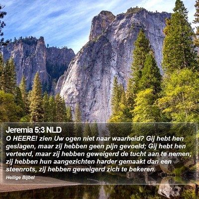Jeremia 5:3 NLD Bible Verse Image