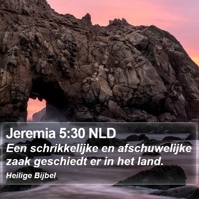 Jeremia 5:30 NLD Bible Verse Image