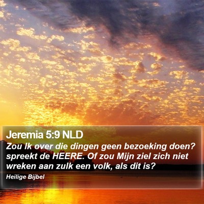 Jeremia 5:9 NLD Bible Verse Image