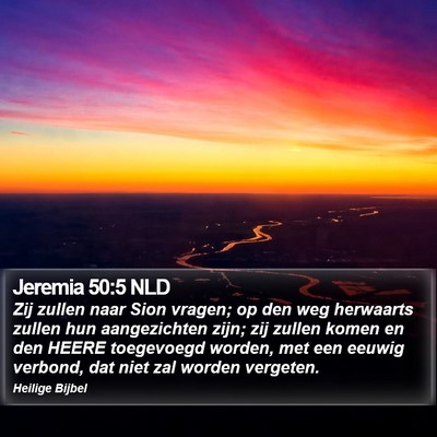 Jeremia 50:5 NLD Bible Verse Image
