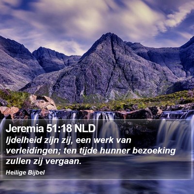 Jeremia 51:18 NLD Bible Verse Image