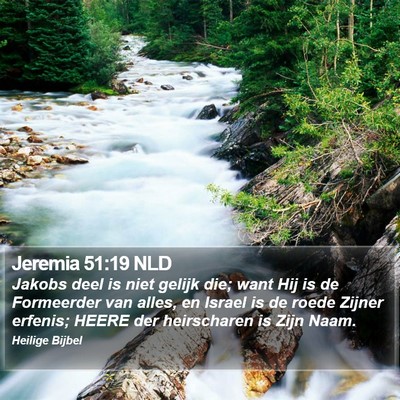 Jeremia 51:19 NLD Bible Verse Image