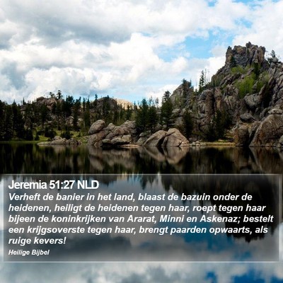 Jeremia 51:27 NLD Bible Verse Image