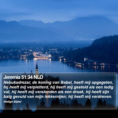 Jeremia 51:34 NLD Bible Verse Image