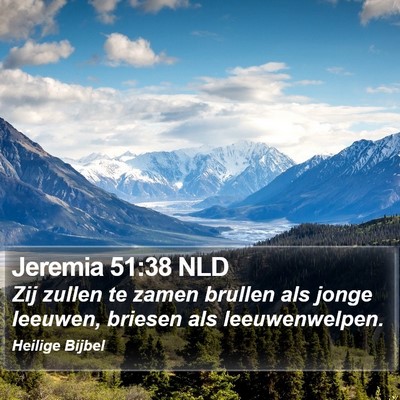 Jeremia 51:38 NLD Bible Verse Image