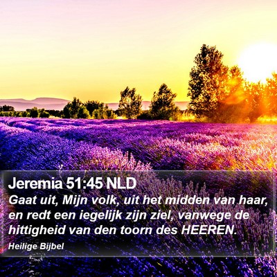 Jeremia 51:45 NLD Bible Verse Image