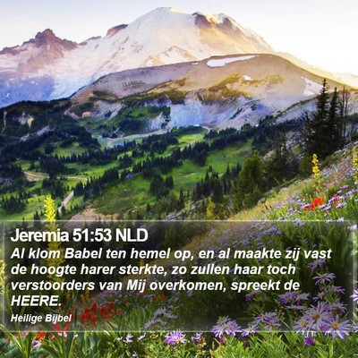 Jeremia 51:53 NLD Bible Verse Image