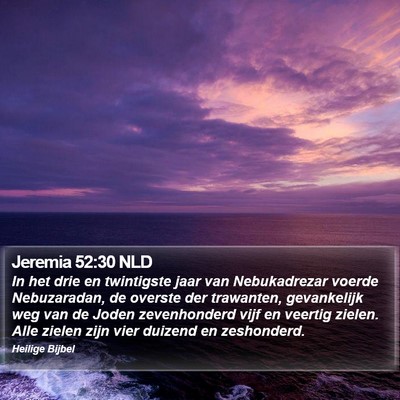 Jeremia 52:30 NLD Bible Verse Image