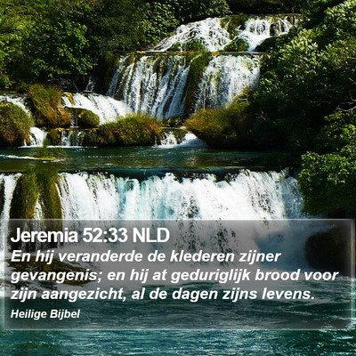 Jeremia 52:33 NLD Bible Verse Image