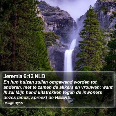 Jeremia 6:12 NLD Bible Verse Image