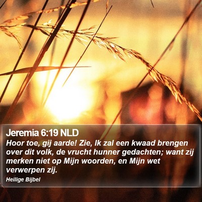 Jeremia 6:19 NLD Bible Verse Image