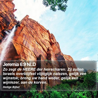 Jeremia 6:9 NLD Bible Verse Image