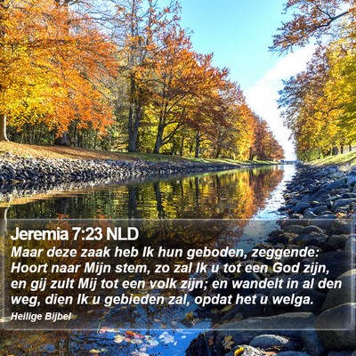 Jeremia 7:23 NLD Bible Verse Image