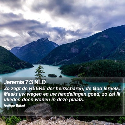 Jeremia 7:3 NLD Bible Verse Image