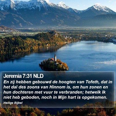Jeremia 7:31 NLD Bible Verse Image