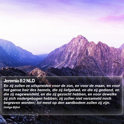 Jeremia 8:2 NLD Bible Verse Image