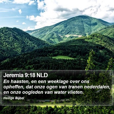 Jeremia 9:18 NLD Bible Verse Image