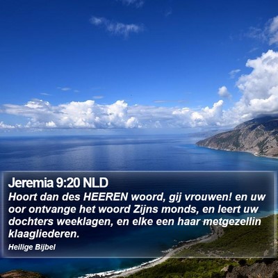 Jeremia 9:20 NLD Bible Verse Image