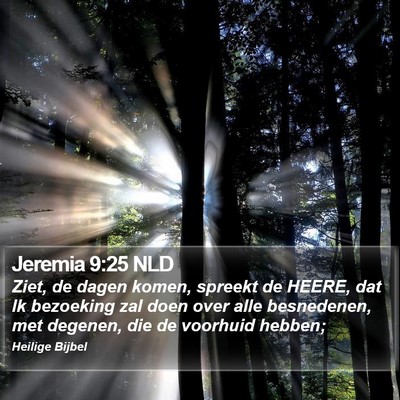 Jeremia 9:25 NLD Bible Verse Image